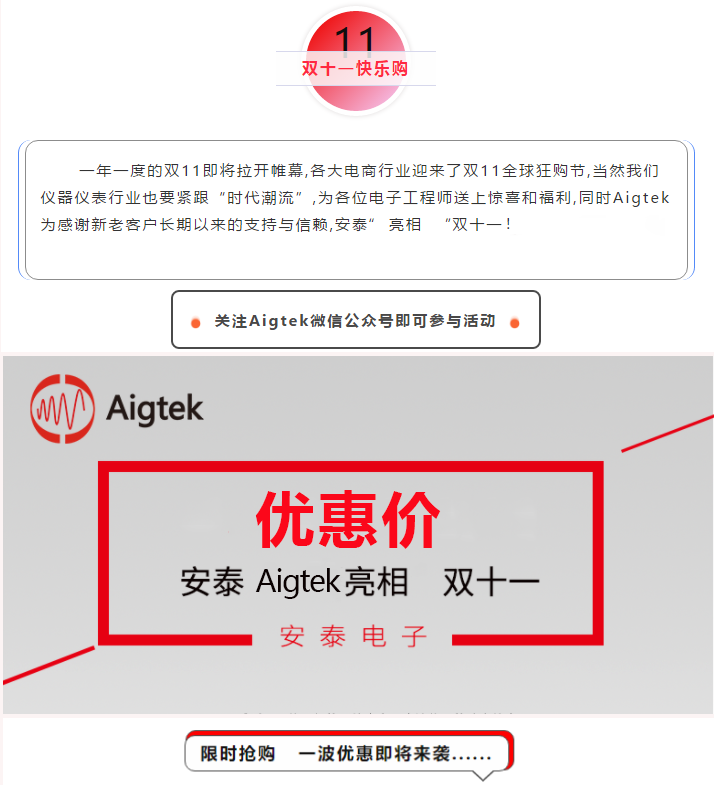 【鉅惠來襲】Aigtek功率放大器低價搶購！
